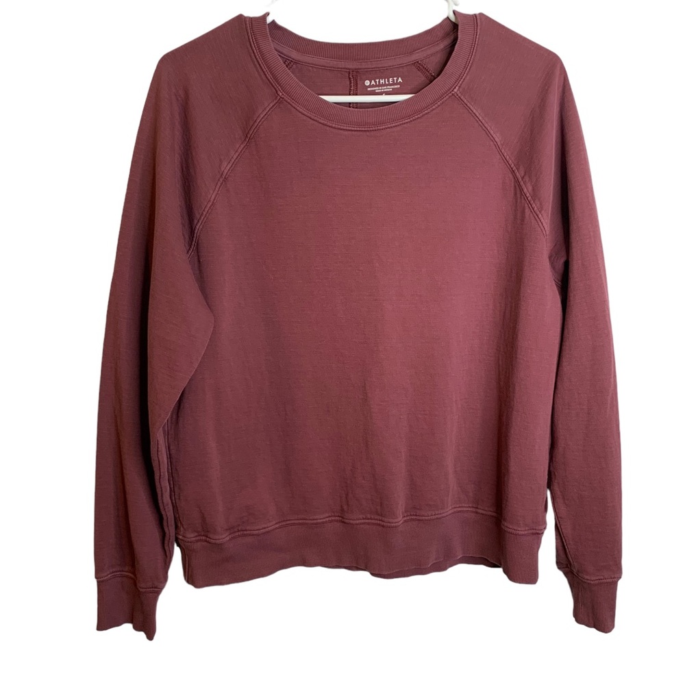 Athleta Purple/Plum Pull Over Sweatshirt Size Small